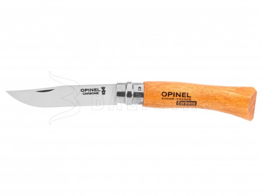 Opinel 7 zsebkés, karbon, bükk