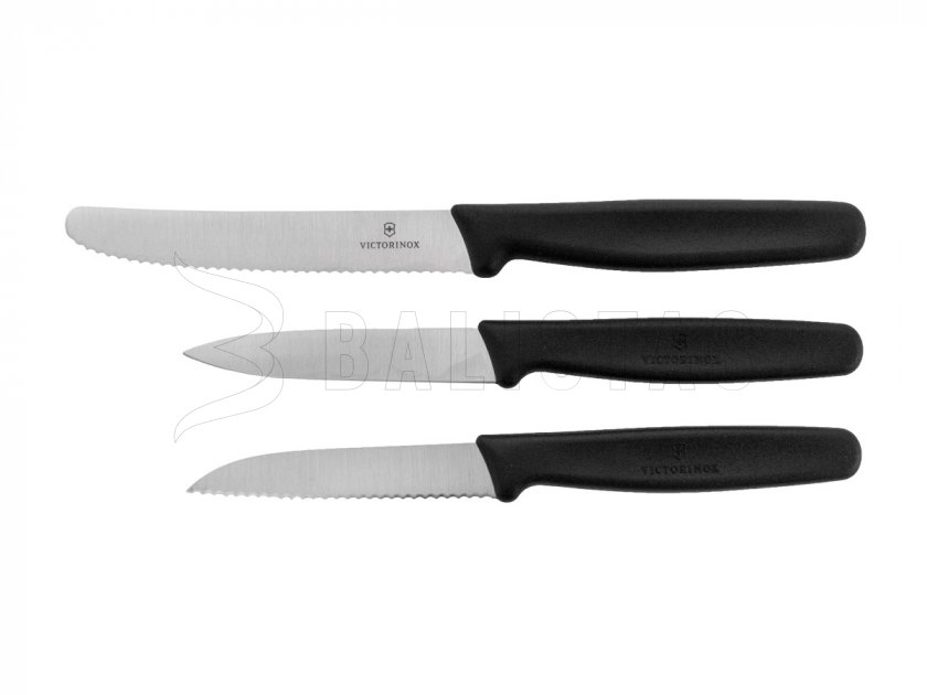 Victorinox 5.1113.3 3 darabos konyhakés készlet, fekete kivitel