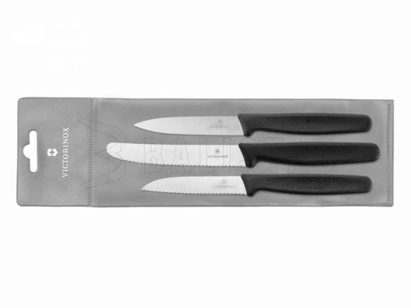 Victorinox 5.1113.3 3 darabos konyhakés készlet, fekete kivitel