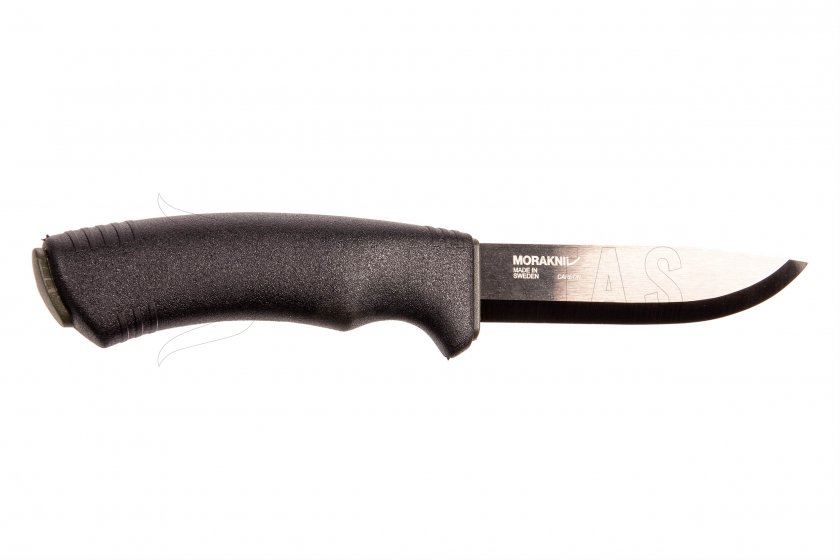Morakniv Bushcraft kés fekete, fogazás nélkül