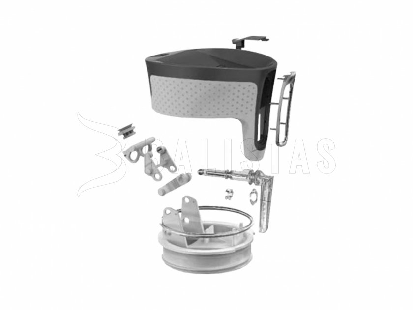 Termobögre Contigo West Loop 2.0 0,47 l steel logó nélkül