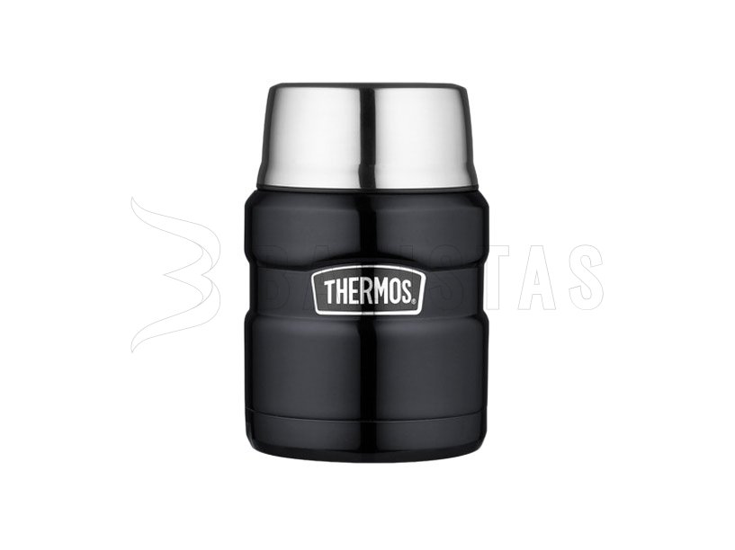 Thermos King 0,47 l grafitszürke ételtároló termosz kanállal