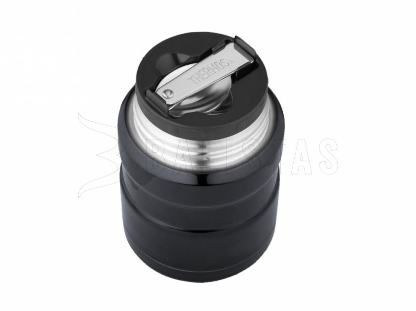 Thermos King 0,47 l grafitszürke ételtároló termosz kanállal