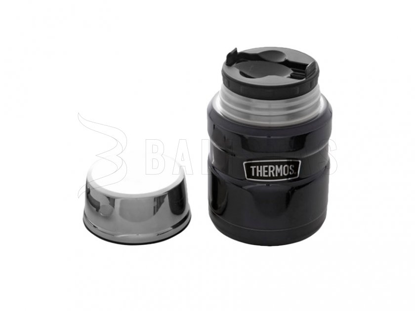 Thermos King 0,47 l grafitszürke ételtároló termosz kanállal