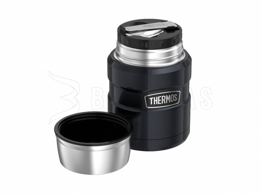 Thermos King 0,47 l grafitszürke ételtároló termosz kanállal