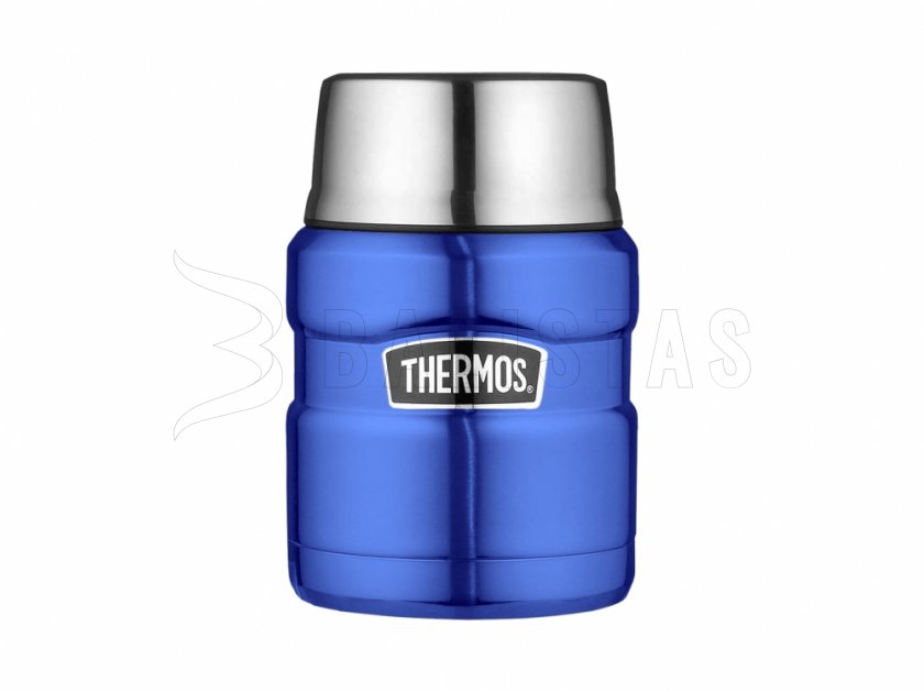 Thermos King 0,47 l ételtartó termosz kanállal, kék