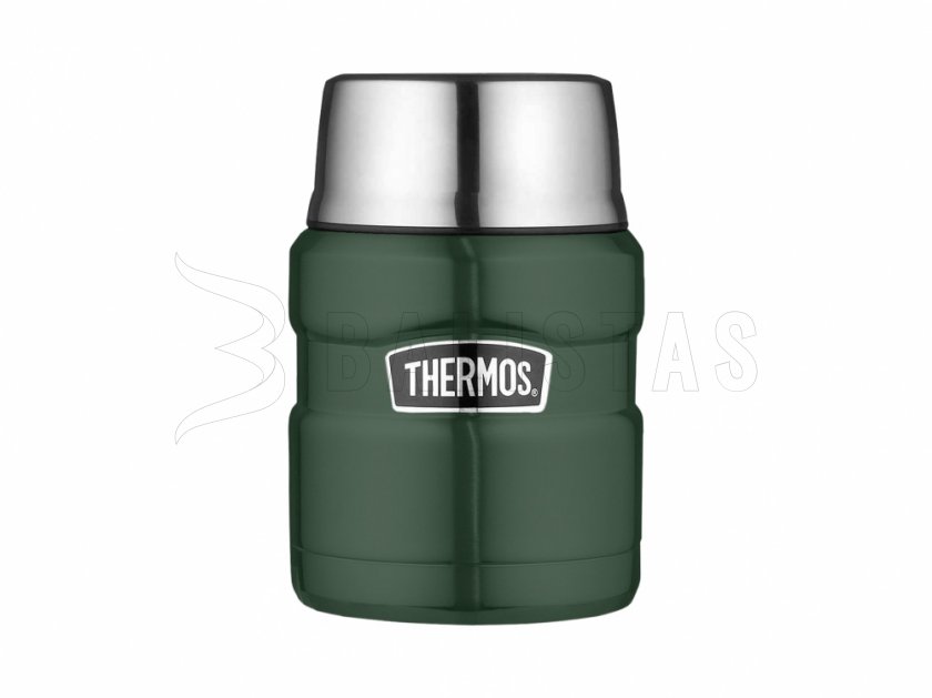Thermos King 0,47 l zöld ételtermosz kanállal