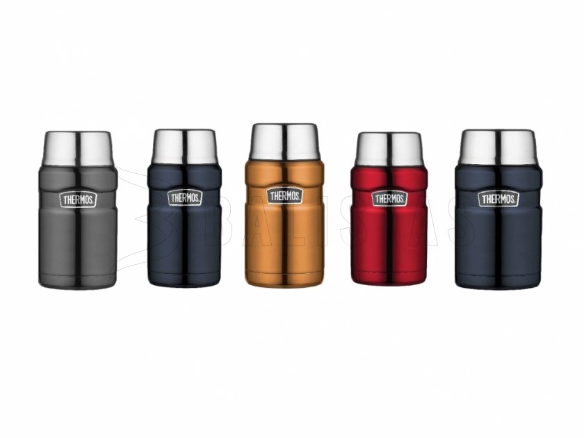 Thermos King 0,71 l barna ételtároló termosz kanállal