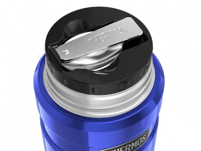 Ételtermosz kanállal Thermos King 0,71 l kék