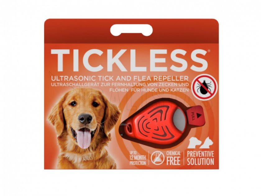 Tickless narancssárga kullancsriasztó állatoknak