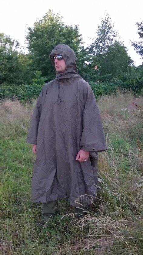 Vízálló pelerine esőköpeny KollteX fekete