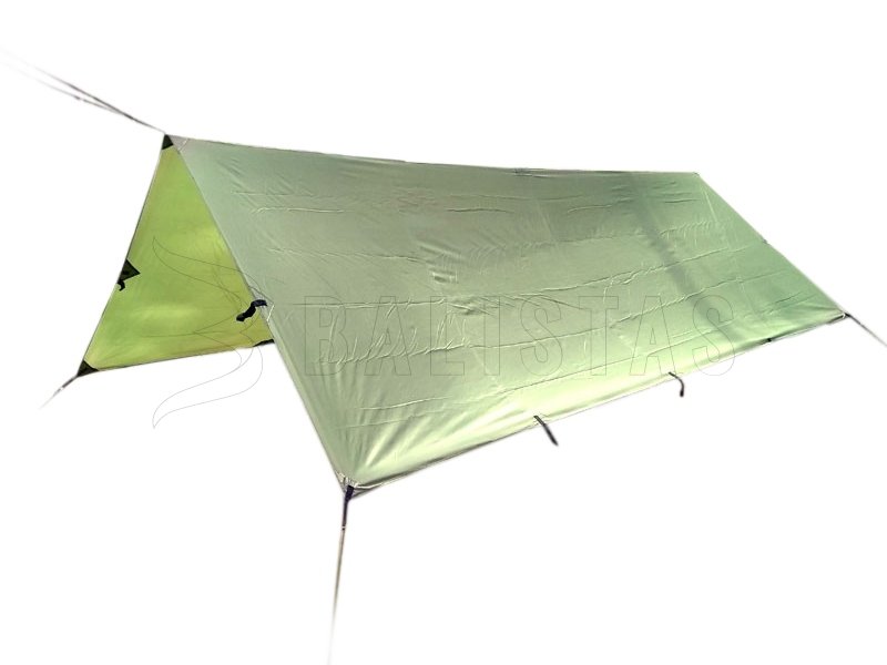 Turista ponyva tarp Tigerwood Tectum 3x3 m zöld