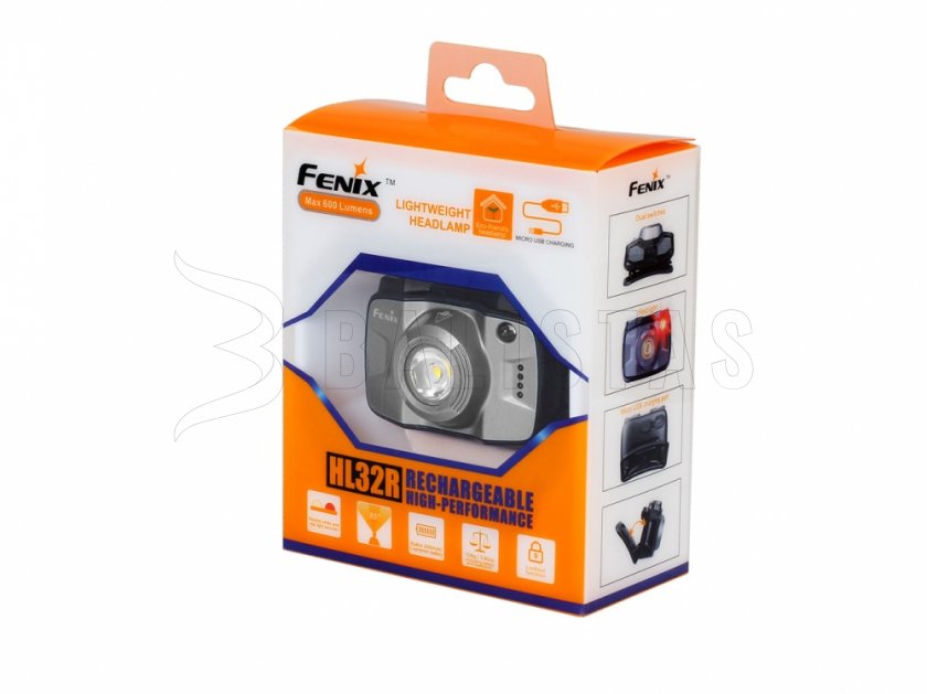 Fenix HL32R szürke diódás fejlámpa