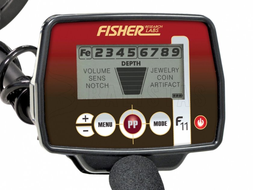 Fémkereső Fisher F11 7''