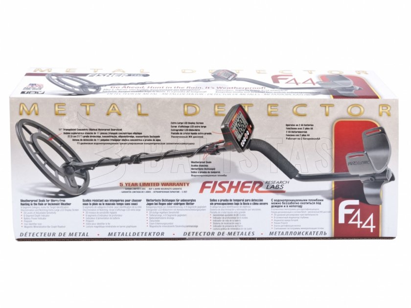Fémkereső Fisher F44 11'' DD