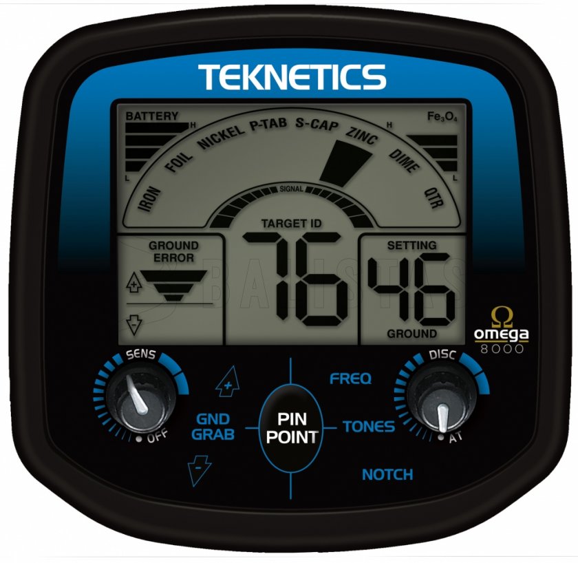 Fémkereső Teknetics Omega 8500 10''