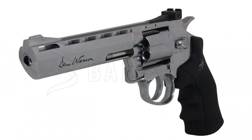 Légpisztoly revolver ASG Dan Wesson 6" silver diabolykhoz 4,5 mm