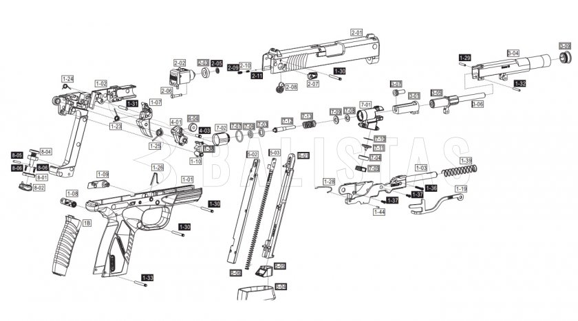 Légpisztoly ASG Bersa BP9CC Blow Back 4,5mm