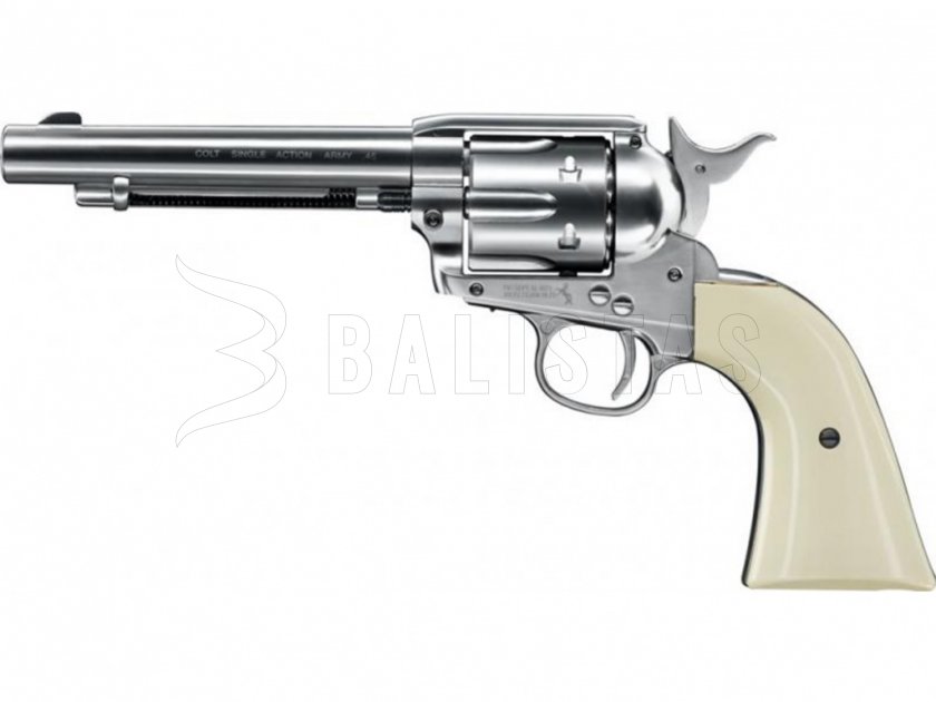Légpisztoly revolver Umarex Colt SAA .45 Diabolo nikkel 4,5 mm