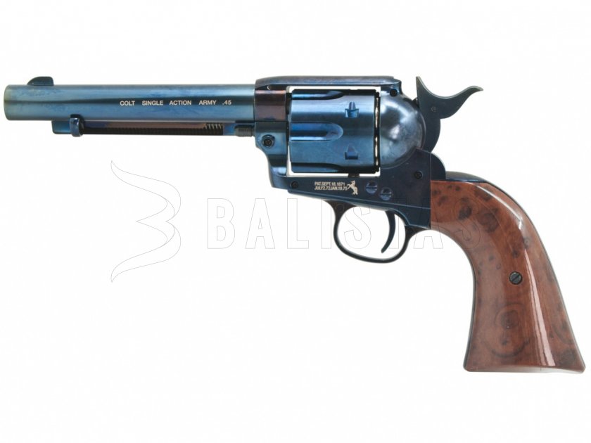 Légpisztoly revolver Umarex Colt SAA .45 Diabolo Blued/Brown 4,5mm