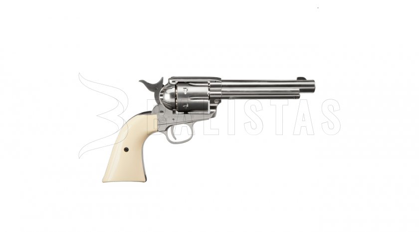 Légpisztolyrevolver Umarex Colt Single Action Army SAA .45 nikkelezett 4,5mm