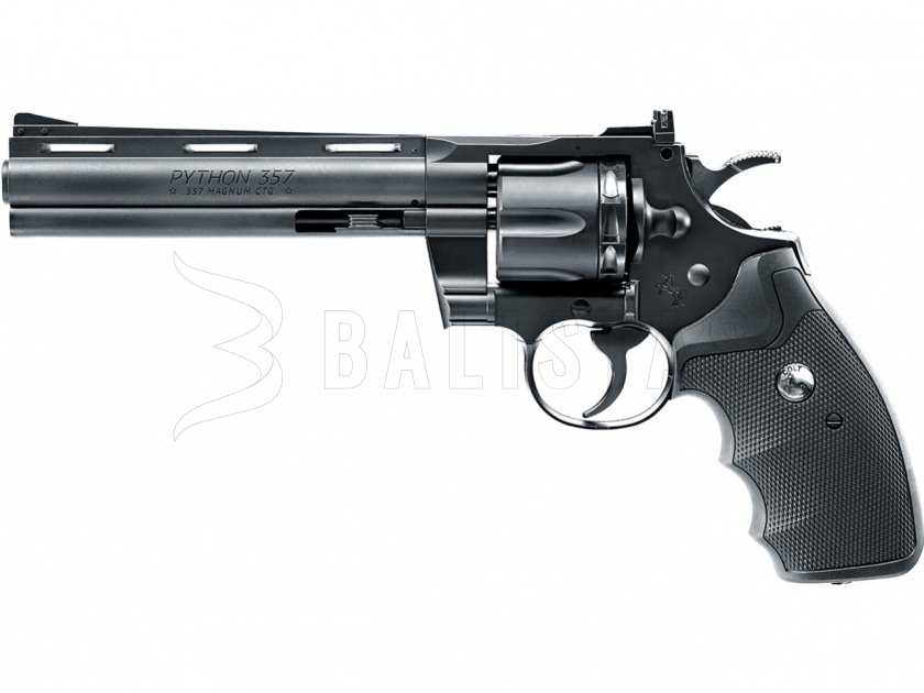 Légpisztoly revolver Umarex Colt Python 6" fekete Diabolo/BB 4,5mm