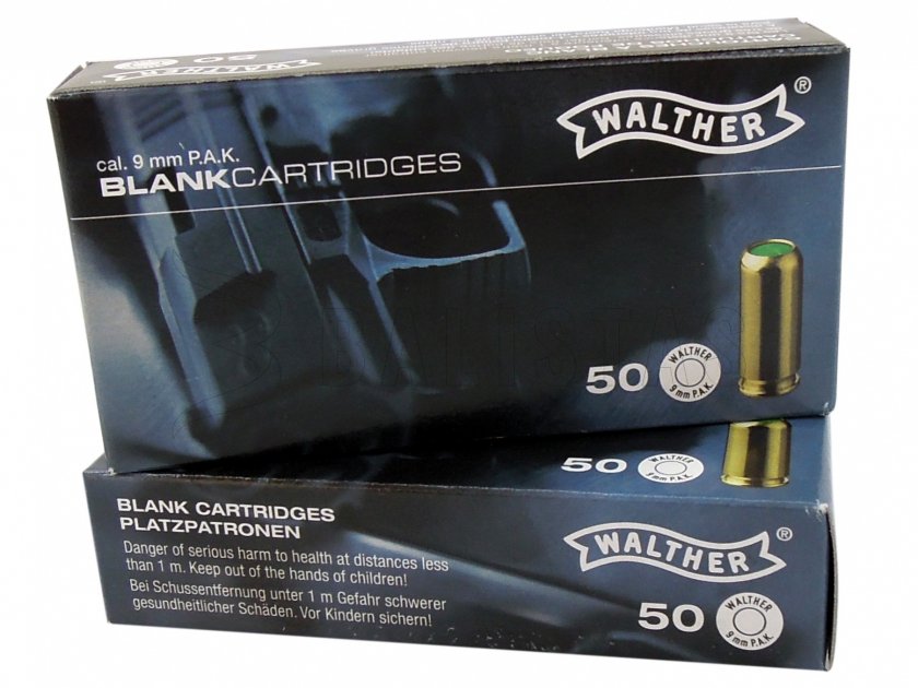 Walther 9mm startpatronok pisztolyhoz 50db