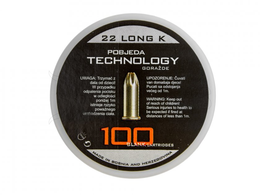 Startpisztoly töltények Pobjeda 6mm Long 100db