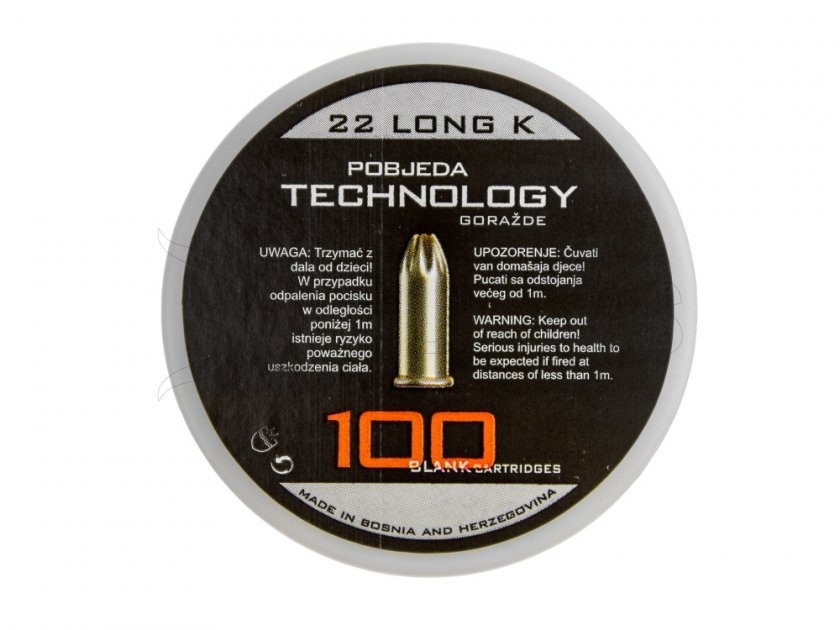 Startpisztoly töltények Pobjeda 6mm Long 100db
