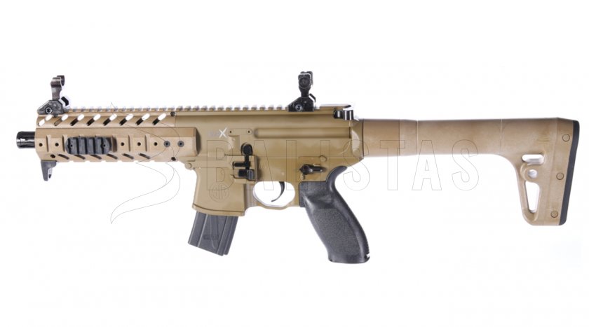 Légpuska Sig Sauer MPX 4,5mm FDE Sand kolimátorral