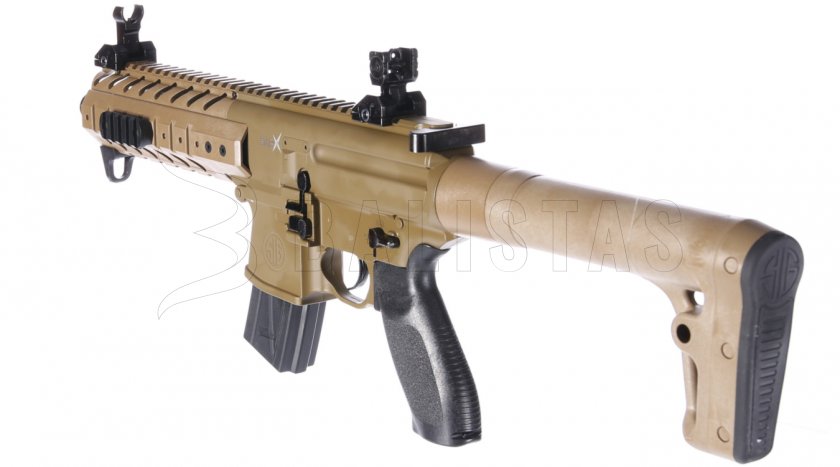 Légpuska Sig Sauer MPX 4,5mm FDE Sand kolimátorral