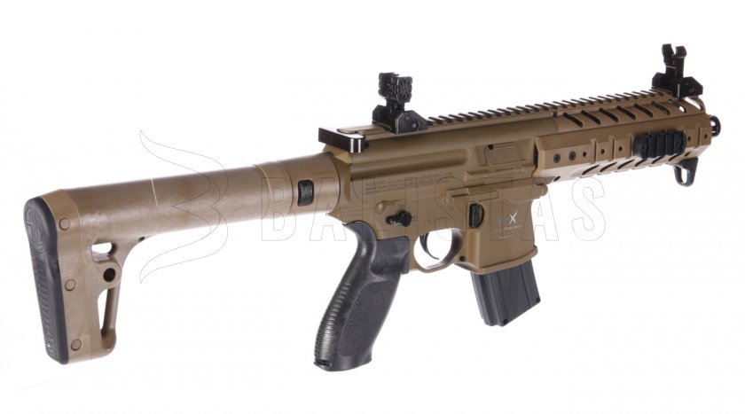 Légpuska Sig Sauer MPX 4,5mm FDE Sand kolimátorral