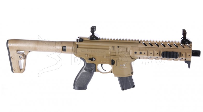 Légpuska Sig Sauer MPX 4,5mm FDE Sand kolimátorral