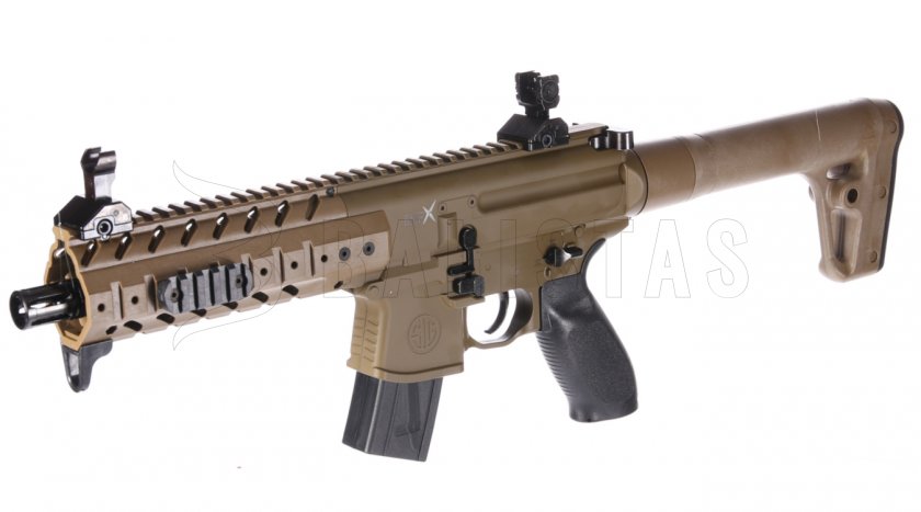 Légpuska Sig Sauer MPX 4,5mm FDE Sand kolimátorral