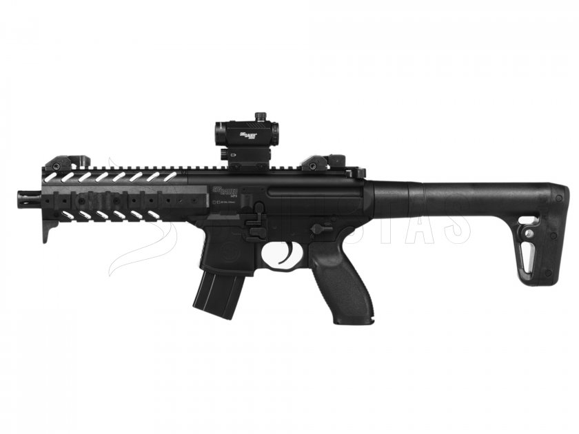 Légpuska Sig Sauer MPX 4,5mm kolimátorral