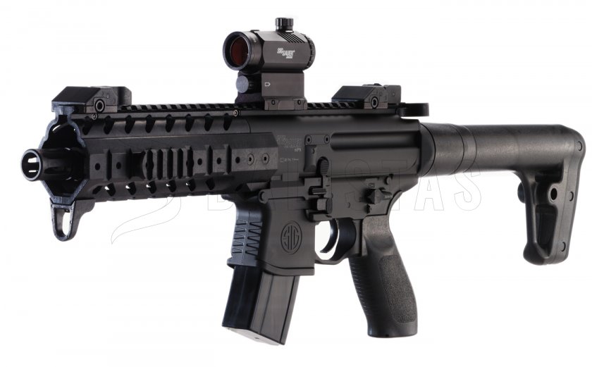 Légpuska Sig Sauer MPX 4,5mm kolimátorral