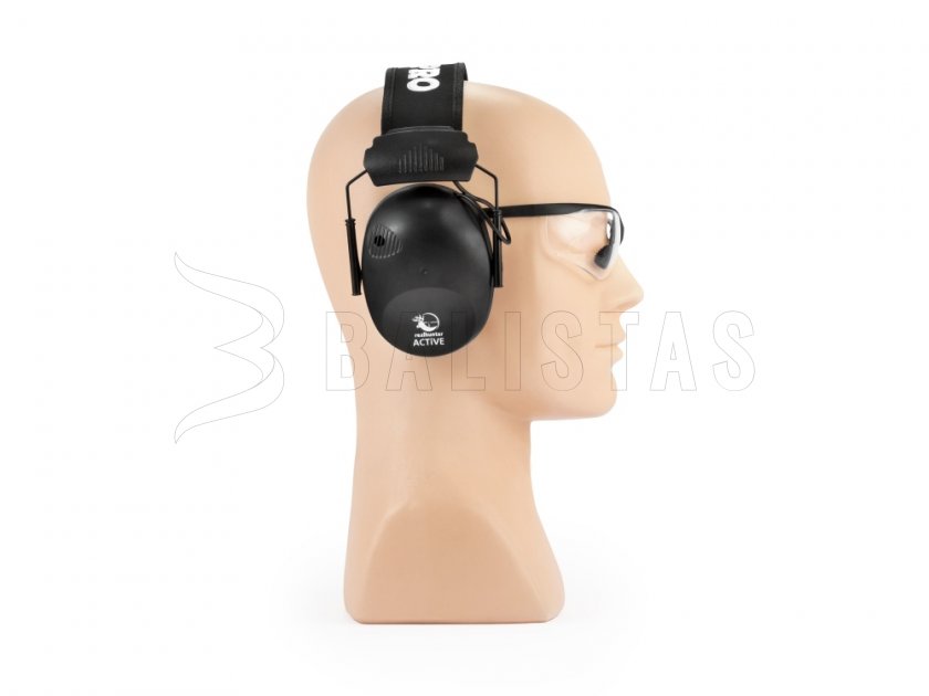 RealHunter Aktivní Pro fekete fülhallgató + szemüveg
