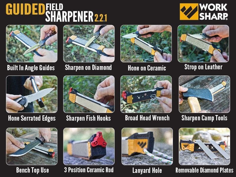 Work Sharp Guided Field Sharpener késélező