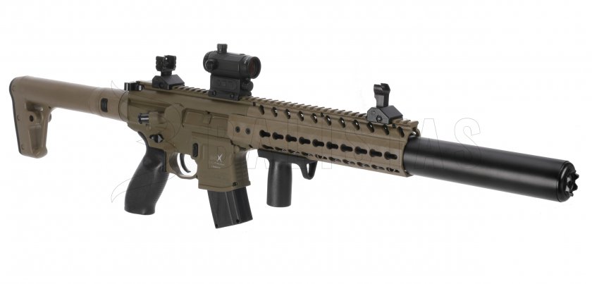 Sig Sauer MCX FDE 4,5 mm légpuska kolimátorral
