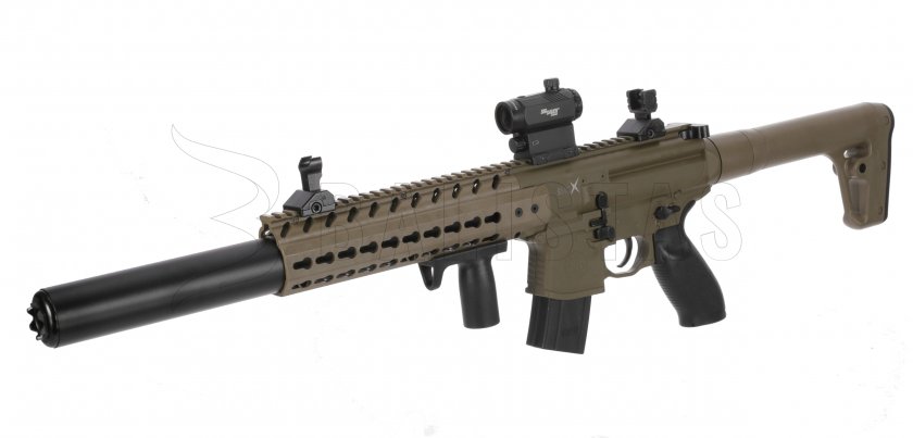 Sig Sauer MCX FDE 4,5 mm légpuska kolimátorral