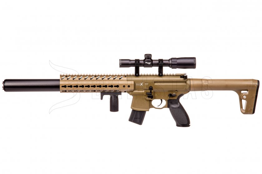 Légpuska Sig Sauer MCX FDE 4,5mm távcsővel