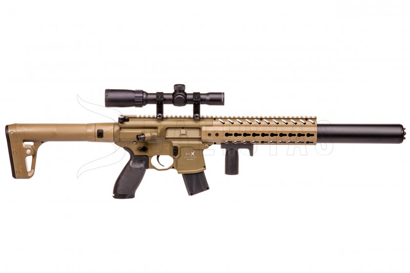 Légpuska Sig Sauer MCX FDE 4,5mm távcsővel