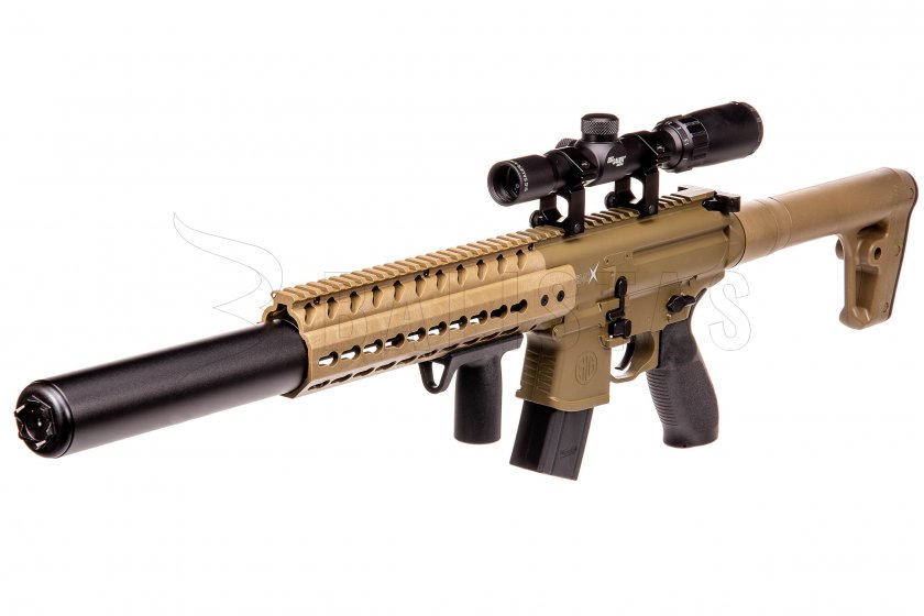 Légpuska Sig Sauer MCX FDE 4,5mm távcsővel
