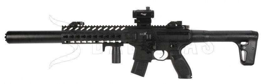 Légpuska Sig Sauer MCX 4,5mm kolimátorral
