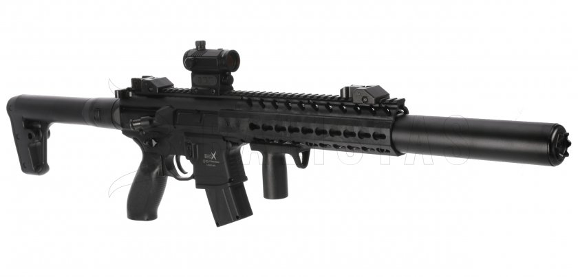 Légpuska Sig Sauer MCX 4,5mm kolimátorral