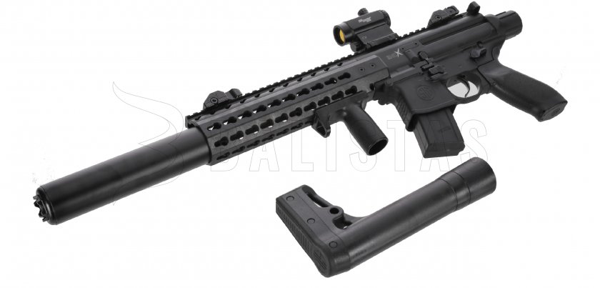 Légpuska Sig Sauer MCX 4,5mm kolimátorral