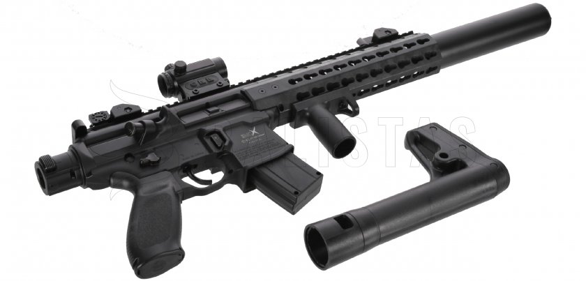 Légpuska Sig Sauer MCX 4,5mm kolimátorral