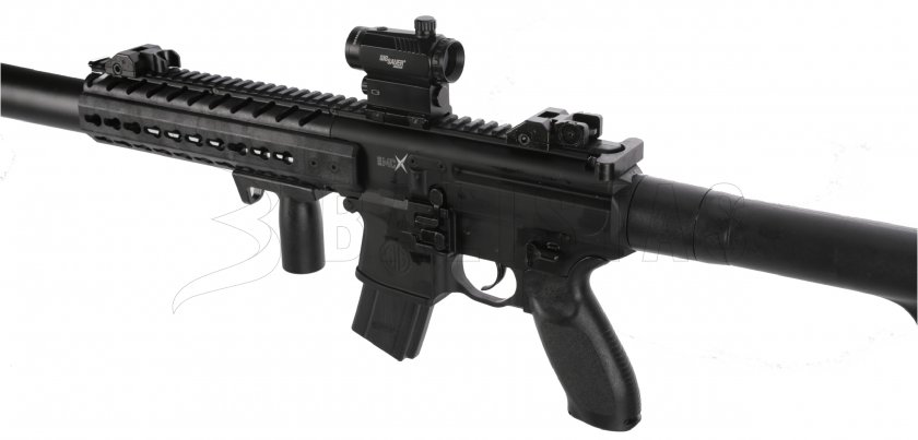 Légpuska Sig Sauer MCX 4,5mm kolimátorral