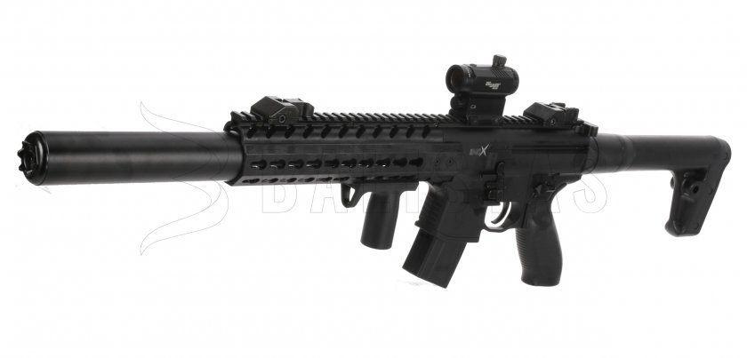 Légpuska Sig Sauer MCX 4,5mm kolimátorral