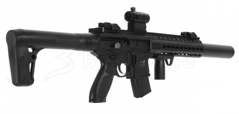 Légpuska Sig Sauer MCX 4,5mm kolimátorral